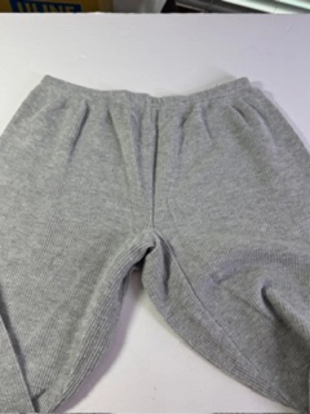 Fruit of the Loom Men's Gray Thermal Waffle Underwear Bottoms Size S